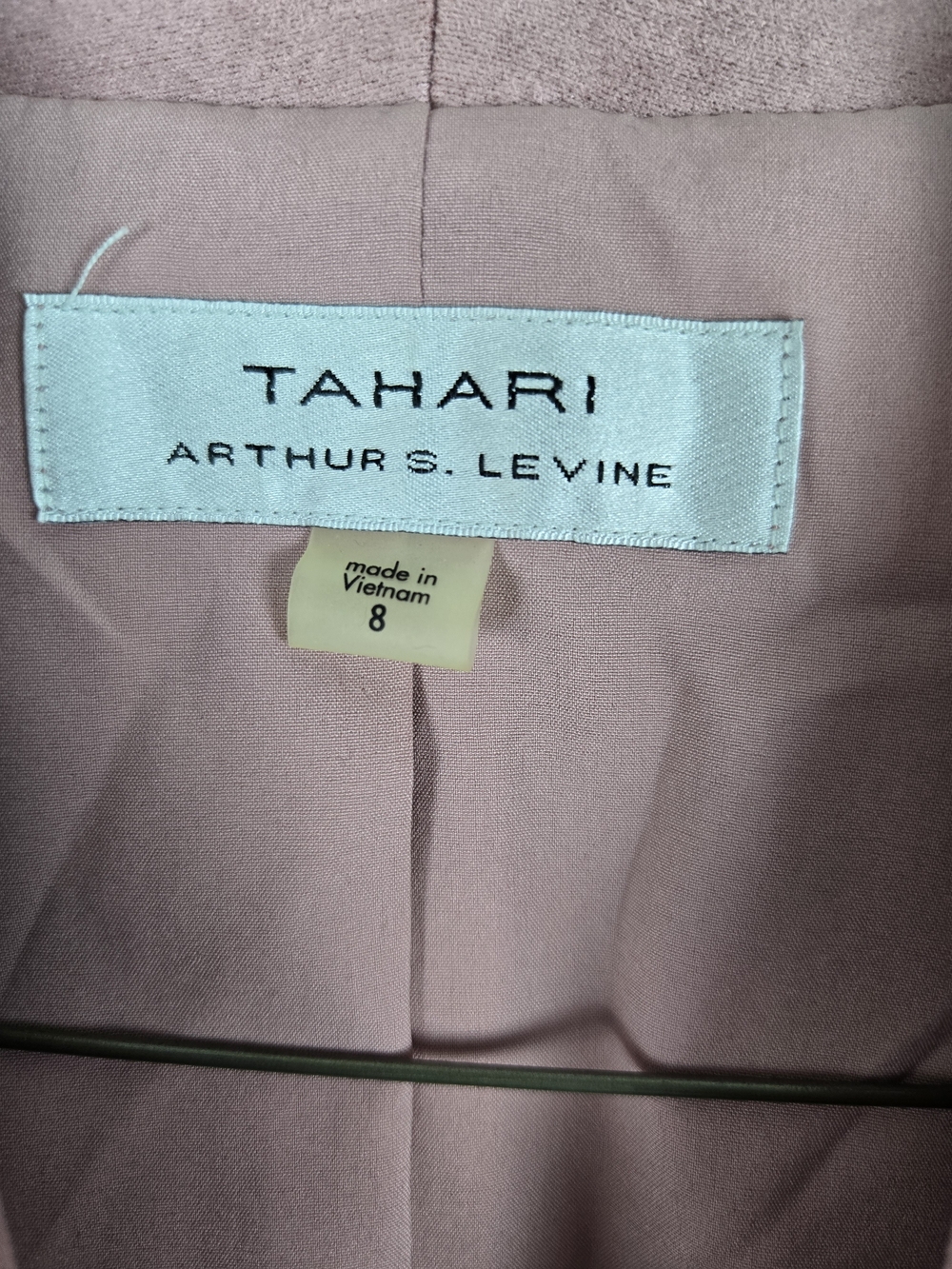 Tahari Womens Dusty Rose Open-Front Blazer Jacket Size 8 - Picture 3 of 6